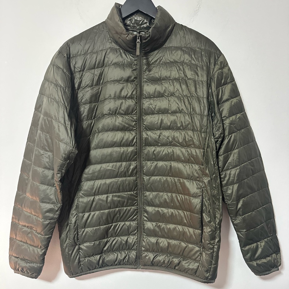 Uniqlo Men's Khaki Puffer Jacket